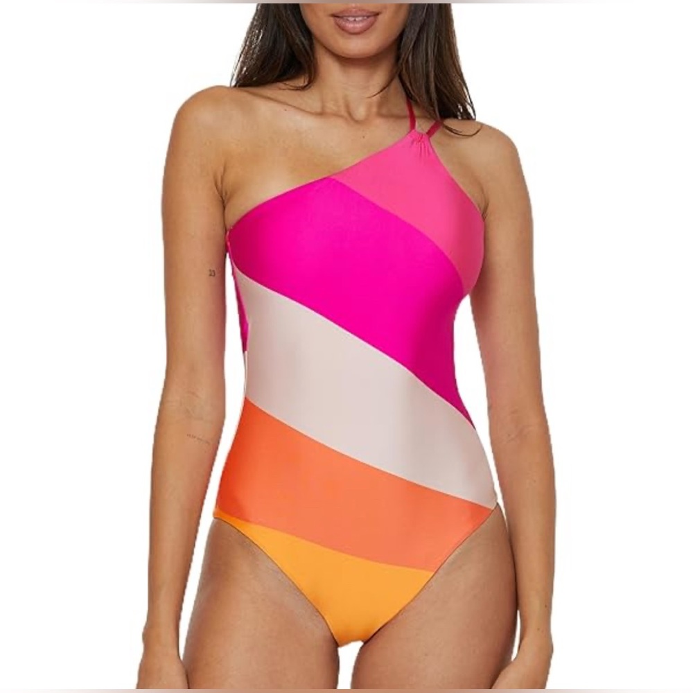 Trina Turk one shoulder swimsuit